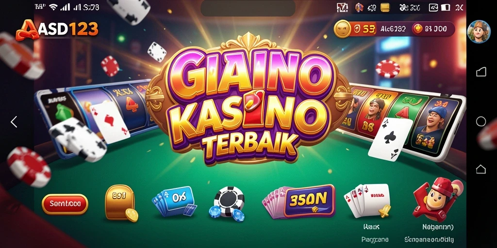 Screenshot menampilkan gameplay menarik dari kasino.