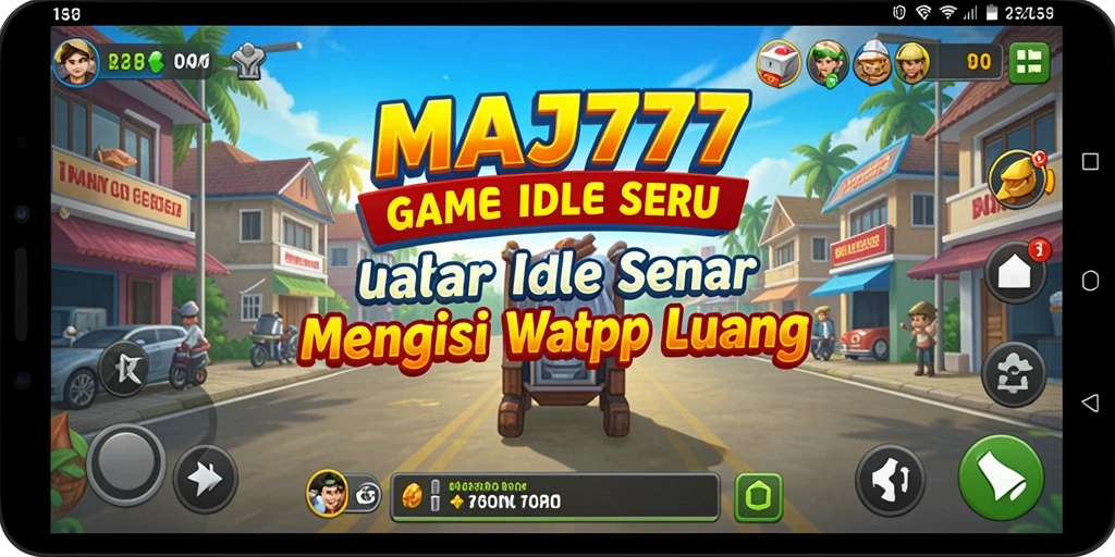 Screenshot gameplay MAJ777 menampilkan suasana santai dan kemajuan yang signifikan.