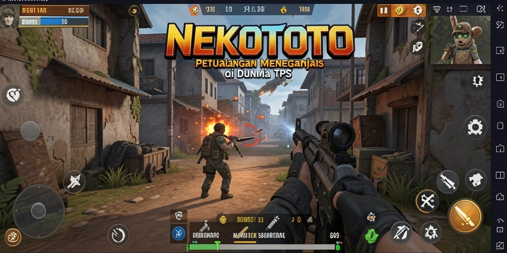 Tampilan luar biasa dari gameplay NEKOTOTO yang mendebarkan.