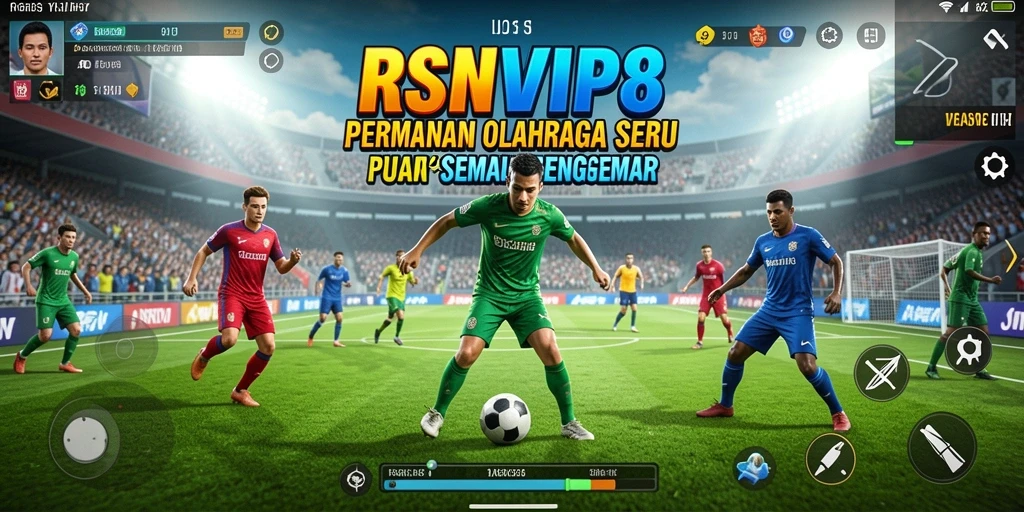 Tampilan gameplay menarik dari RSNVIP8 dengan aksi olahraga yang mendebarkan.