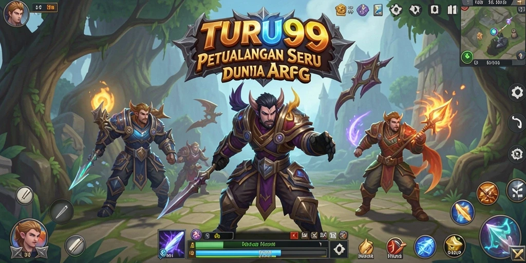 Tampilan gameplay <strong>TURU99</strong> yang menakjubkan dalam dunia ARPG.