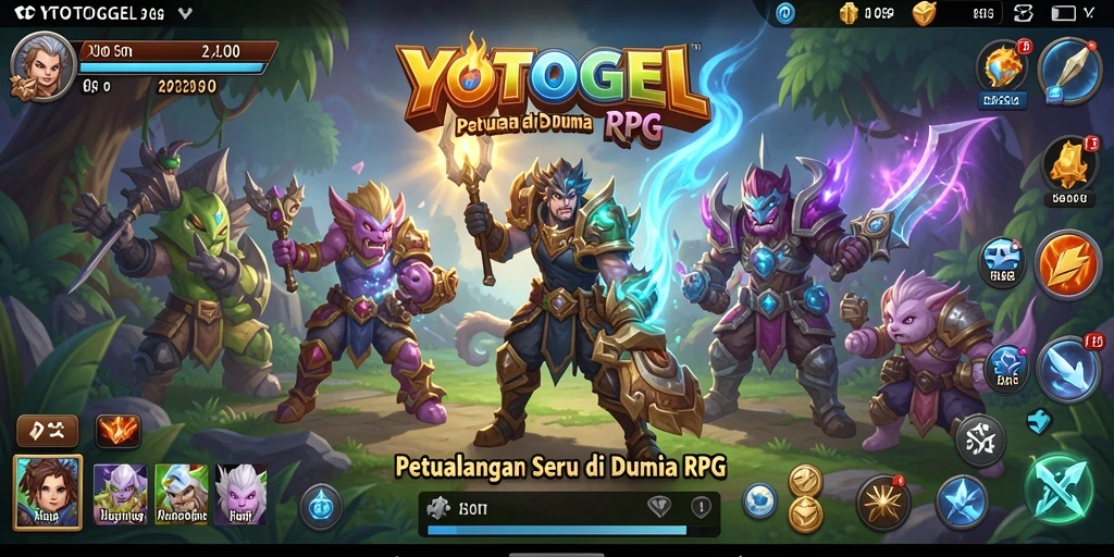Tampilan gameplay yang seru dan mendebarkan dalam YOTOGEL.